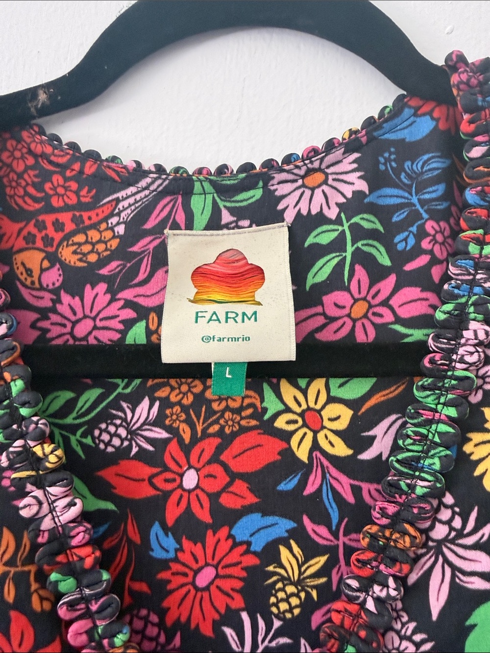 Floral Button-Front Midi Dress in Multicolor - Picture 4 of 14